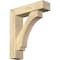 Ekena Millwork Imperial Block Rough Sawn Bracket w/ Offset Brace, Douglas Fir, 6"W x 22"D x 26"H BKT0604X22X26IMP05RDF - alternate 1
